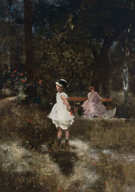Alfred Stevens, ‘Les Papillons’, 1882