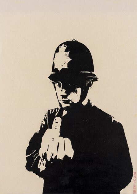 Banksy, ‘Rude Copper’, 2002