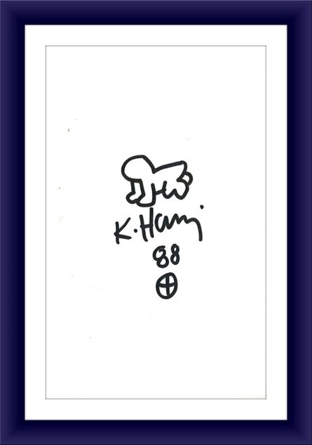 Keith Haring, ‘Original Radiant Baby Drawing (from the Estate of UACC President Cordelia Platt)’, 1988