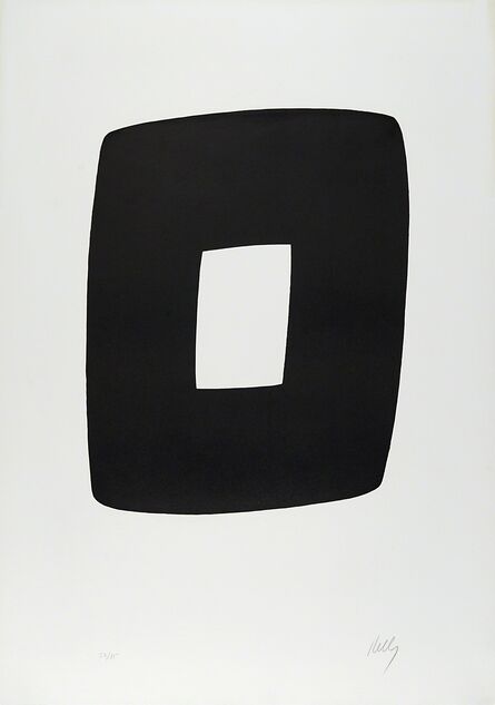Ellsworth Kelly, ‘Black with White (Noir avec Blanc) from Portfolio/Series Suite of Twenty-Seven Lithographs’, 1964-65