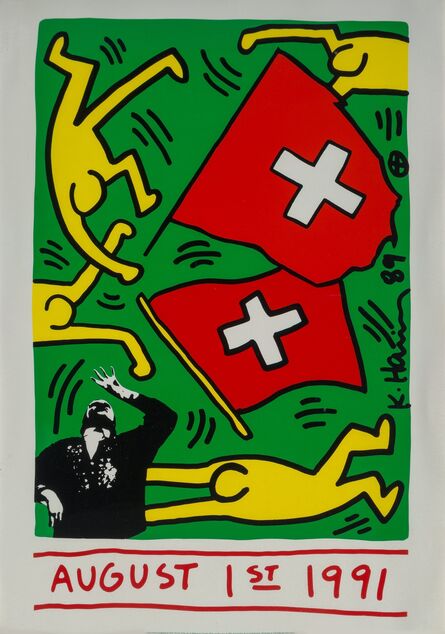 After Keith Haring, ‘August 1st, 1991’, 1989