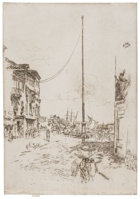 James Abbott McNeill Whistler, ‘The Little Mast’, 1879-1880