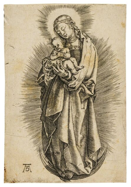 After Albrecht Dürer, ‘Eight variant expert copies showing the Virgin and Child standing on a crescent moon’
