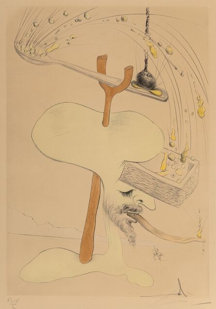 Salvador Dalí, ‘Hommage a Quevedo, from Visions de Quevedo’, 1975