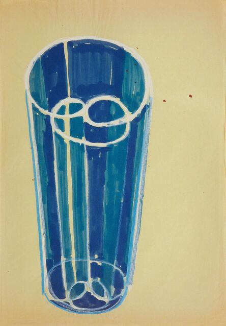 Fulvio Bianconi, ‘A lot composed of 20 mixed technique drawings of glass vases projects’