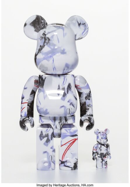 BE@RBRICK, ‘Purple Marble 400% and 100% (set of two)’, 2017