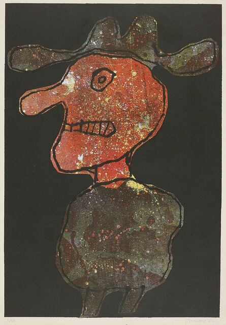 Jean Dubuffet, ‘Personnage au Chapeau (Person in Hat)’, 1962