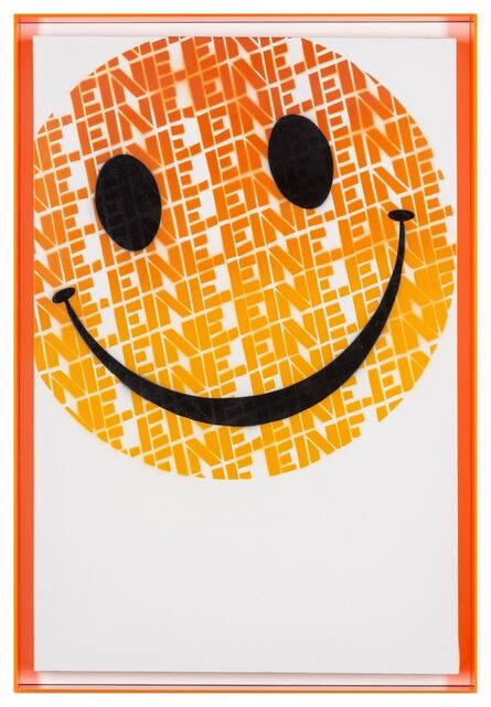 Ben Eine, ‘Smiley Face (Orange)’, 2007