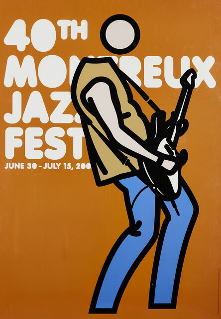 Julian Opie, ‘40th Montreux Jazz Festival Poster’, 2006