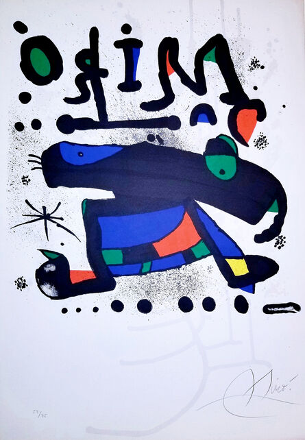 Joan Miró, ‘Exhibition Miro, Tokyo (M. 1172)’, 1978
