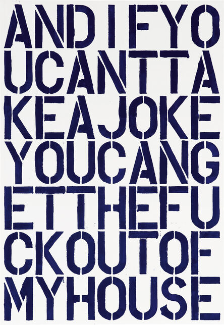 Christopher Wool, ‘Untitled’, 1992