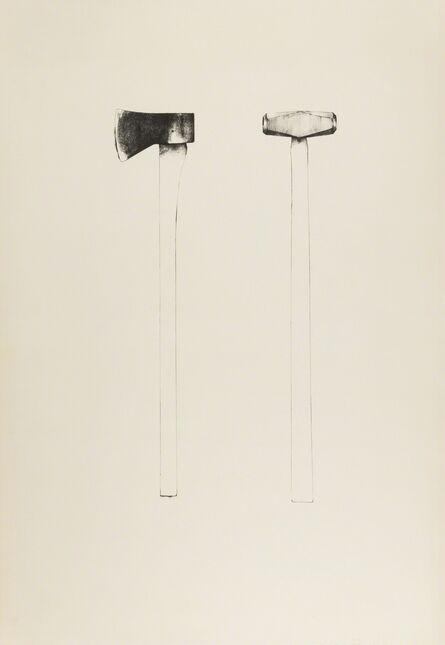 Jim Dine, ‘Sledgehammer and Axe (Williams 46)’, 1971