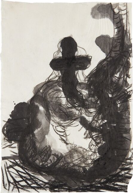 Georg Baselitz, ‘Ohne Titel (Kreuz) (Untitled (Cross))’, 1960