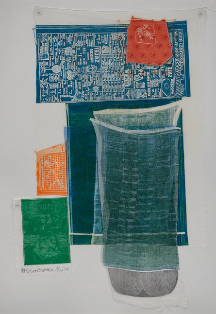 Robert Rauschenberg, ‘Platter from Airport Series’, 1974