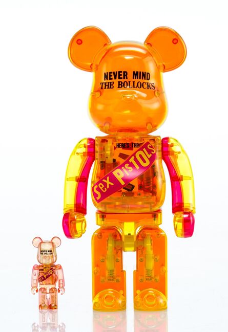 BE@RBRICK, ‘Nevermind the Bollocks 400% and 100% (Clear Version) (two works)’, 2015