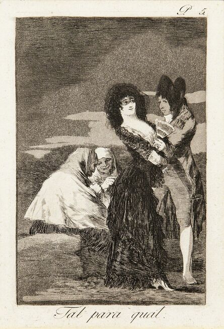 Francisco de Goya, ‘Tal para qual, from Los Caprichos’, 1799