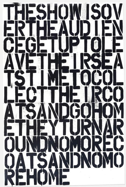 Christopher Wool, ‘Untitled’, 1993