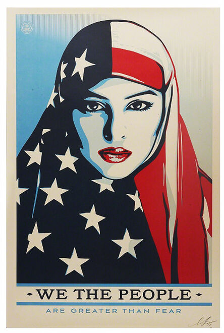 Shepard Fairey, ‘We The People - Are Greater Than Fear’, 2017