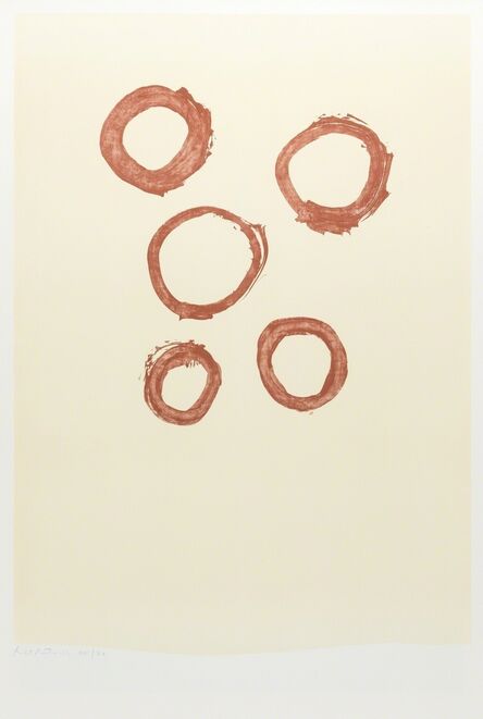 Robert Motherwell, ‘Five Circles’, 1971-1972