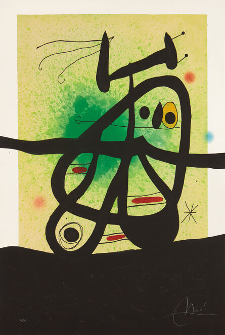 Joan Miró, ‘L’Oiseau Mongol (Mongolian Bird) (D. 513)’, 1969