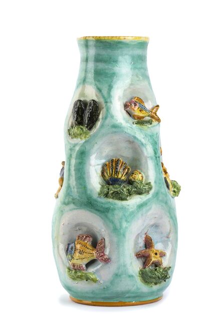 Avallone, ‘Vase with marine elements in relief’