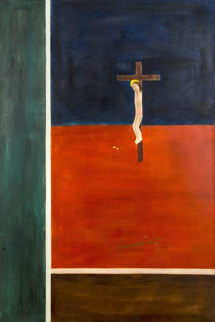 Craigie Aitchison, ‘Crucifixion’, 1984
