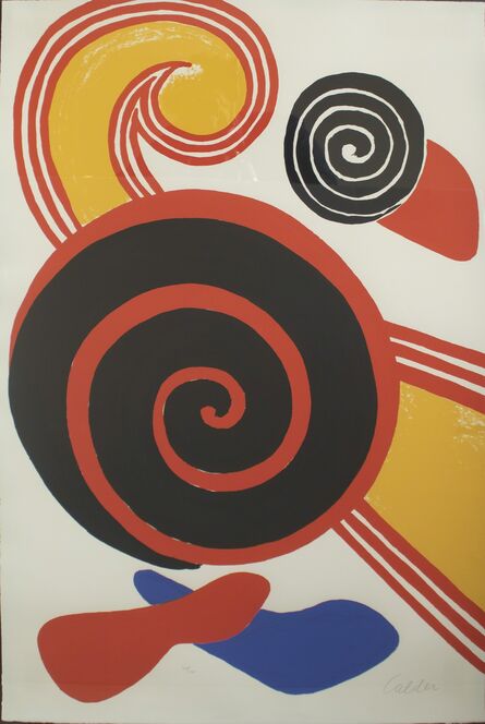 Alexander Calder, ‘Untitled (Sun and Swirls)’, 1969