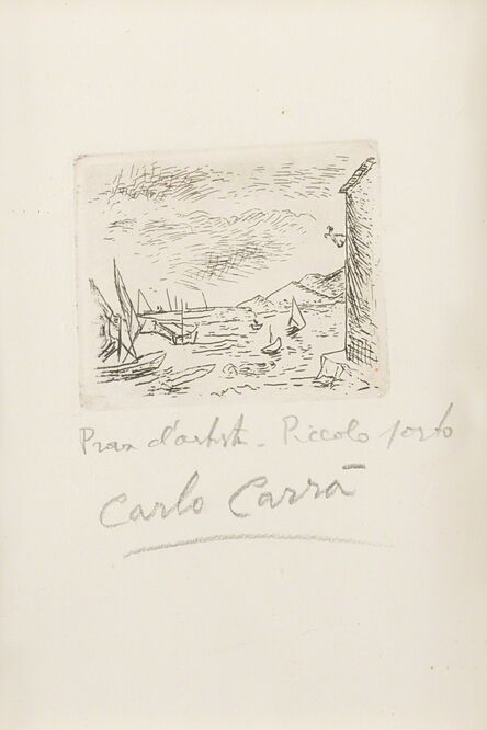 Carlo Carrà, ‘Piccolo porto’