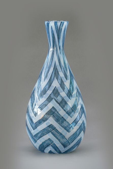 Ercole Barovier, ‘Barovier & Toso, Spina series, Herringbone-pattern vase’, 1958