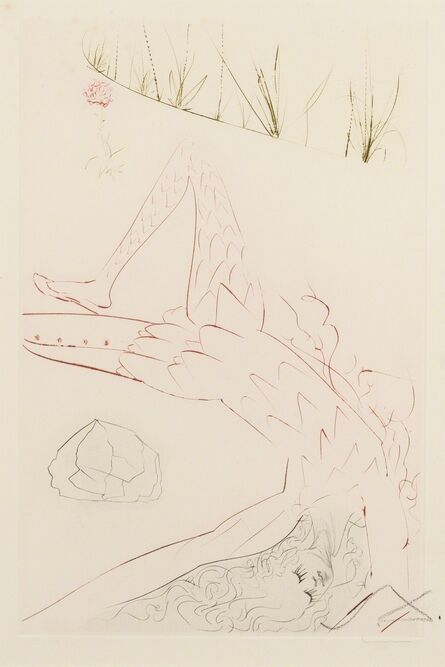 Salvador Dalí, ‘Tristan Wounded (from Tristan and Iseult) (M & L 411; Field 70-10-G)’, 1970