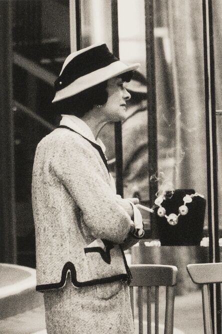 Milton H. Greene, ‘Coco Chanel in Front of Her Boutique’, circa 1961