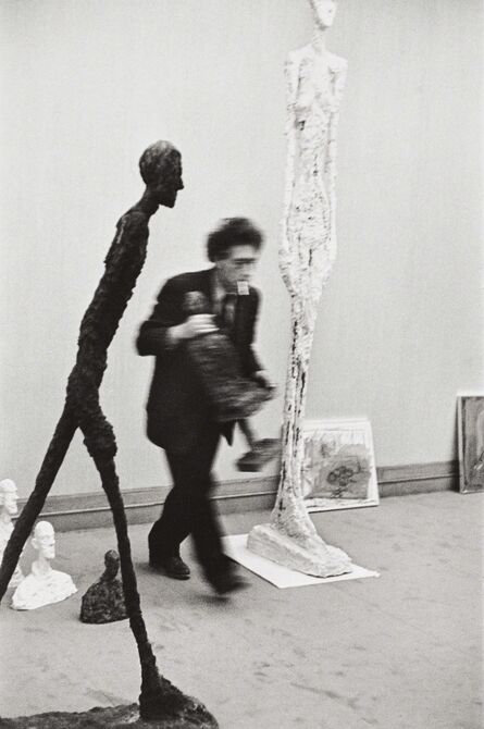 Henri Cartier-Bresson, ‘Alberto Giacometti, Galerie Maeght, Paris’, 1961