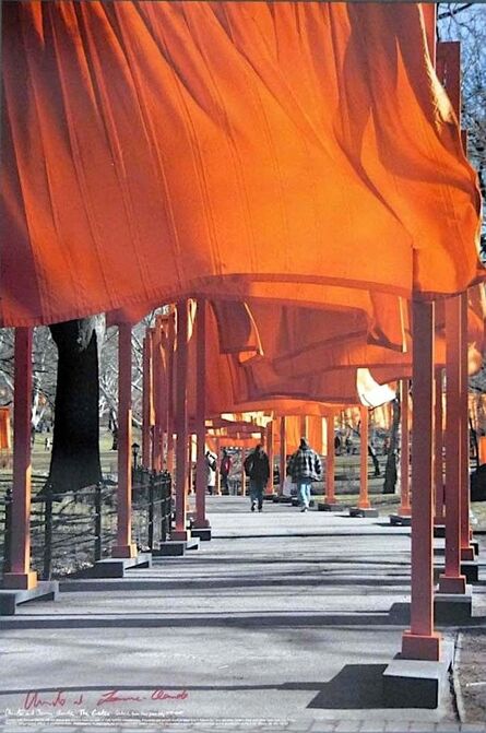 Christo, ‘Signed Poster from The Gates’, 2005