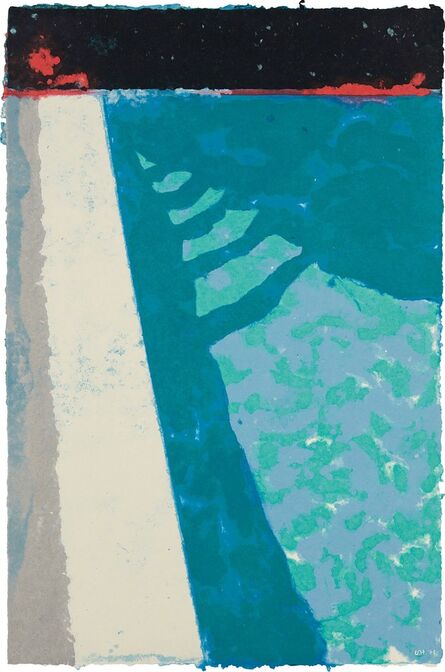 David Hockney, ‘Steps with Shadow F (Paper Pool 2)’, 1978