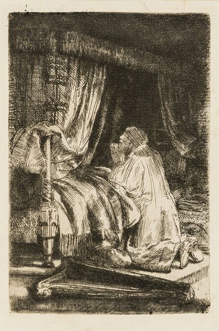 Rembrandt van Rijn, ‘David at Prayer’, 1652