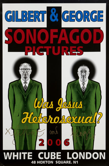 Gilbert and George, ‘Sonofagod Pictures: Was Jesus a Heterosexual?’, 2006