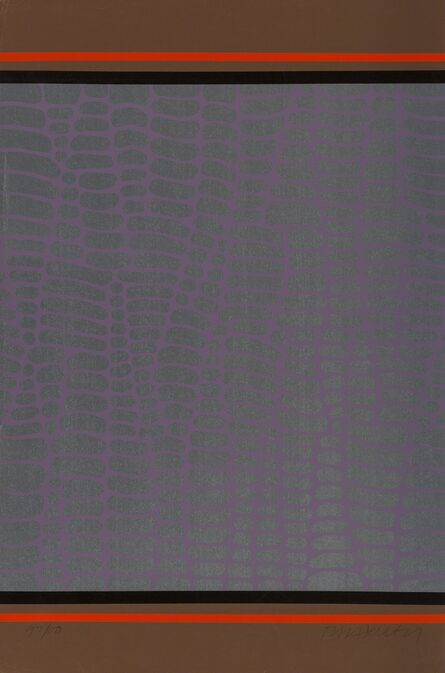 Paul Maxwell (1925-2016), ‘Untitled (Purple and Brown Web) (two works)’, c. 1978