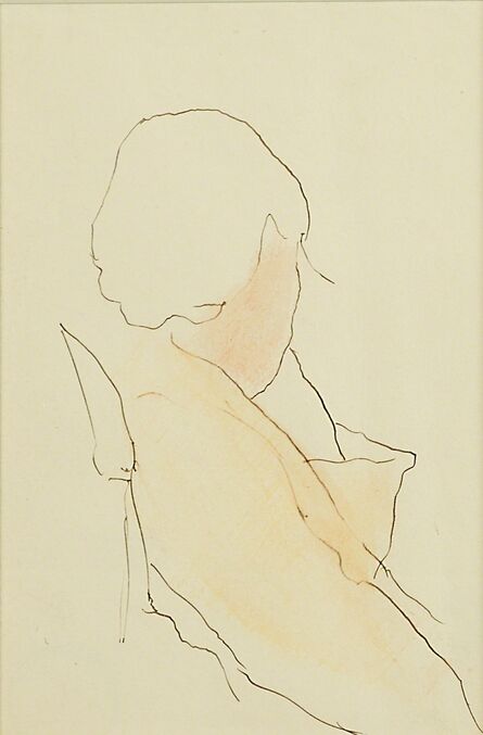 Joseph Stella, ‘Untitled (Sketch of a Woman)’