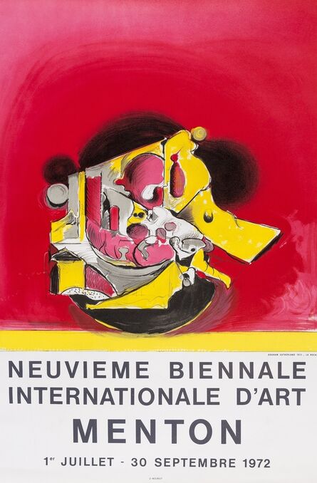 Graham Sutherland, ‘Neuvieme Biennale Internationale D'art Menton (two posters)’, 1972
