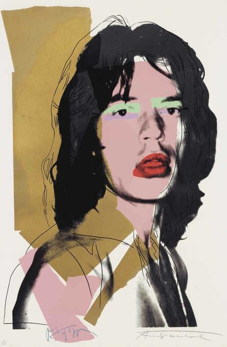 Andy Warhol, ‘Mick Jagger: one plate’, 1975
