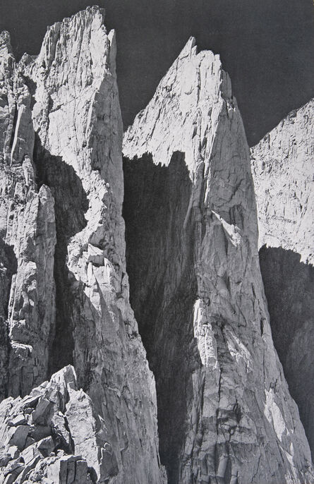 Ansel Adams, ‘Whitney Pinnacles (East Face) (from "Sierra Nevada: The John Muir Trail")’, 1938