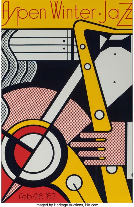 Roy Lichtenstein, ‘Aspen Winter Jazz Poster’, 1967
