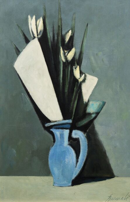 Duilio Barnabé, ‘Flowers in a Blue Vase’, c. 1959