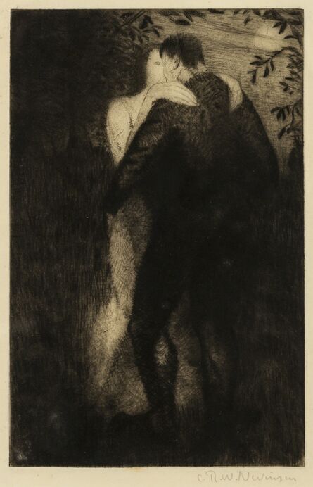 Christopher Richard Wynne Nevinson, ‘Lovers (Black 62)’, 1919