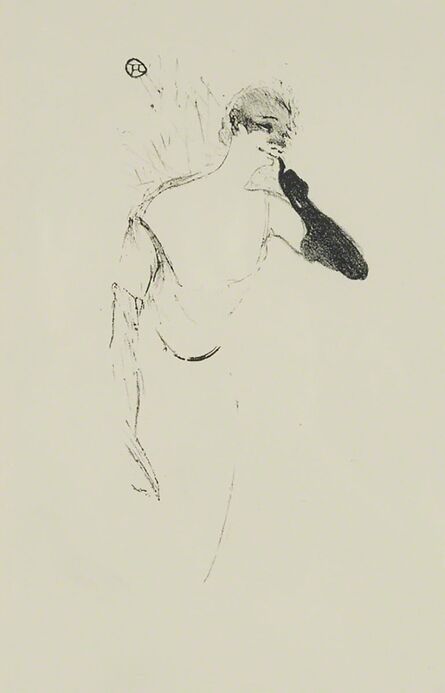 Henri de Toulouse-Lautrec, ‘Columbine À Pierrot (Yvette Guilbert) (From Elles)’, 1895
