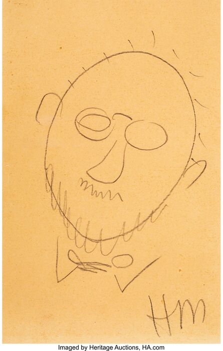 Henri Matisse, ‘Self-Portrait Sketch’, 1939