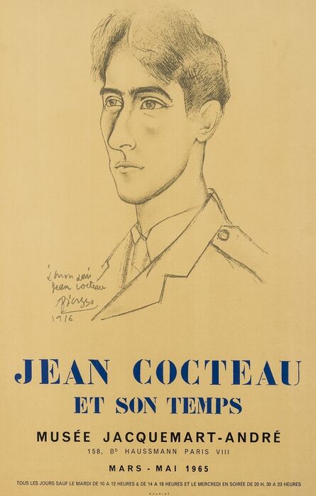 After Pablo Picasso, ‘A poster for Jean Cocteau et son temps (CZW 257)’, 1965