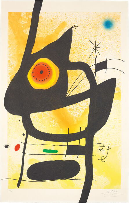 Joan Miró, ‘La Femme des sables (The Woman of the Sands)’, 1969