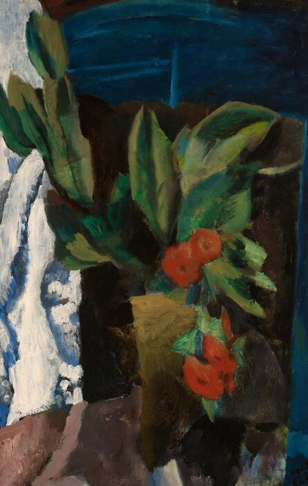 Walt Kuhn, ‘Still Life with Red Flowers’