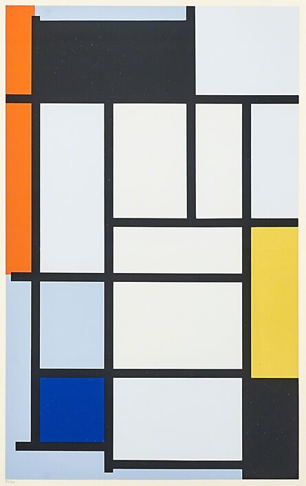Piet Mondrian, ‘Composition Avec Rouge’, 1921